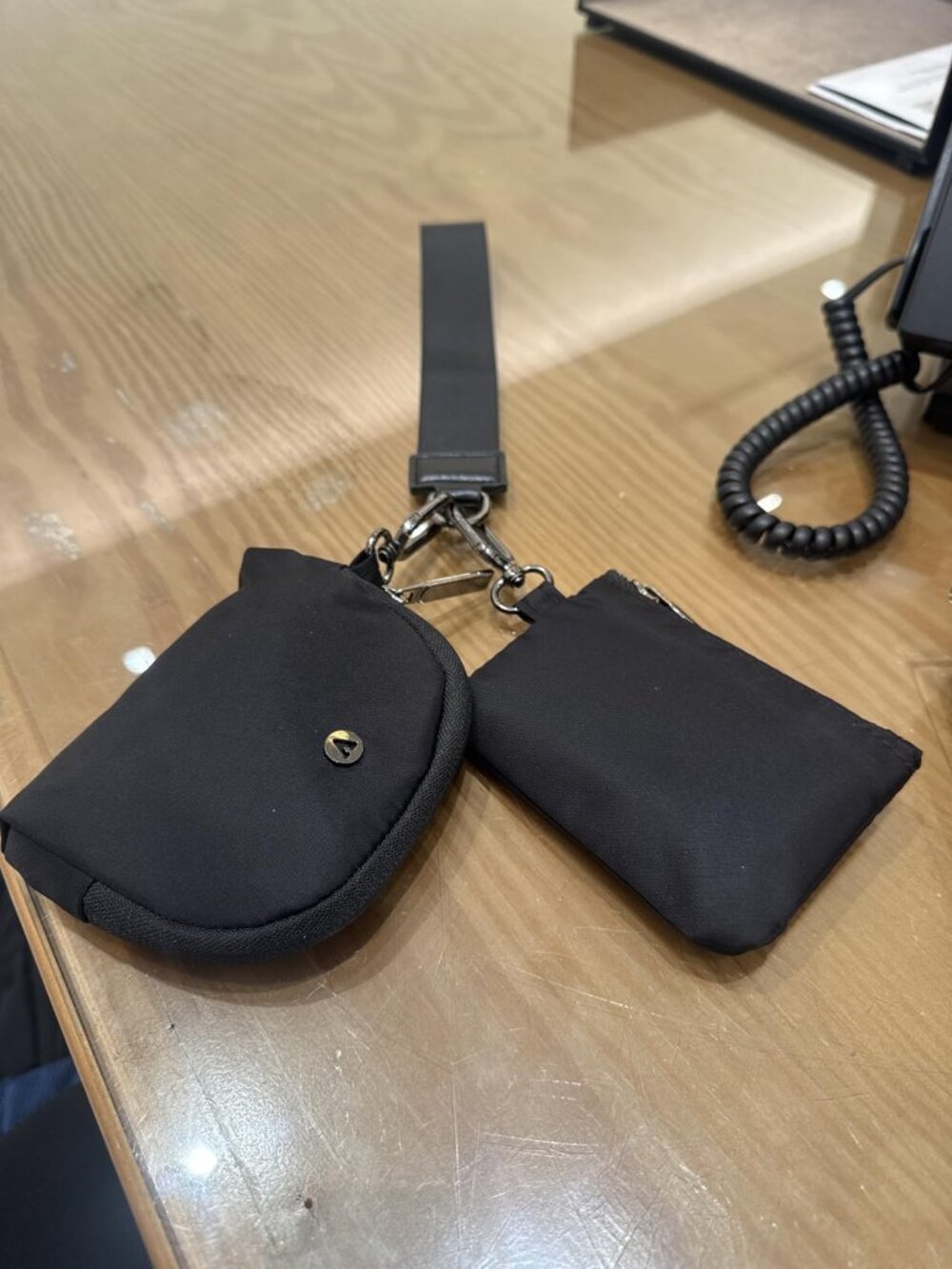 Keychain Wallet Wristlet Mini Zip Pouch